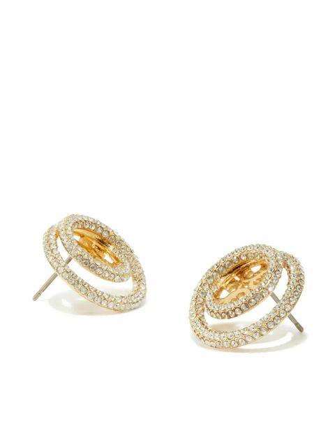 Tory Burch Miller double-ring stud earrings - Gold