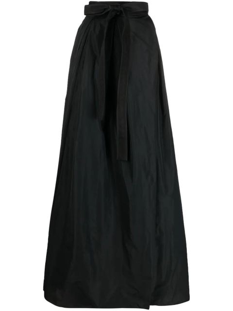 PINKO Nocepesca pleated maxi skirt - Black - zdjęcie produktu nr 1