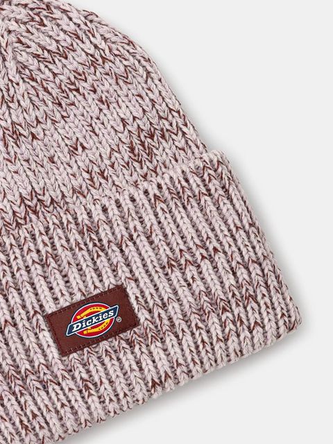 Dickies czapka Lewistown Beanie kolor różowy z grubej dzianiny DK0A4Z3J