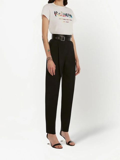 Alexander McQueen logo-print T-shirt - White - zdjęcie produktu nr 2