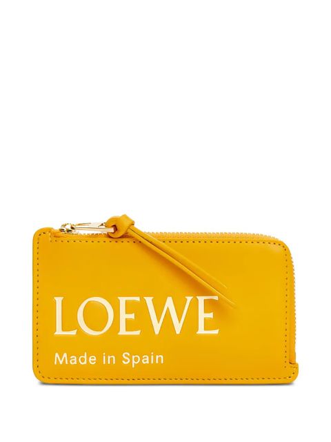 LOEWE zip card holder - Yellow - zdjęcie produktu nr 1