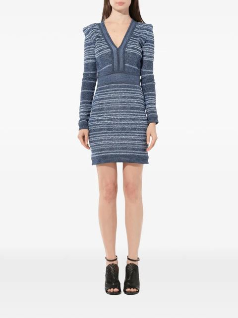 Balmain fitted body-con dress - Blue - zdjęcie produktu nr 2