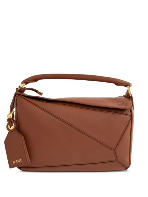 LOEWE small Featherlight Puzzle elevated bag - Brown - zdjęcie produktu nr 1