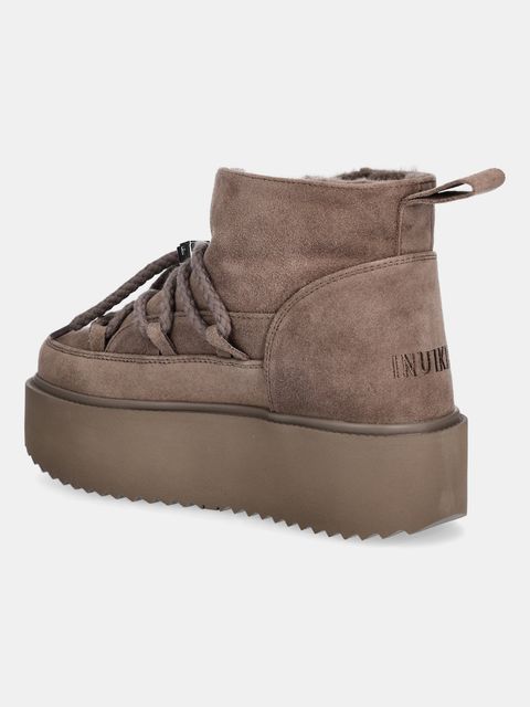Inuikii śniegowce zamszowe Classic Low Platform kolor brązowy 1001.006.0012.163