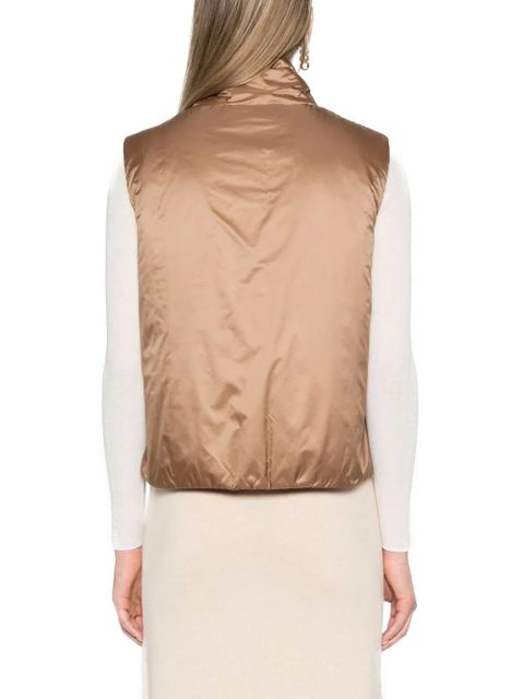 Max Mara water-repellent drawstring gilet - Brown