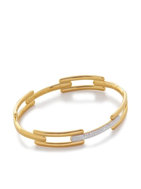 Monica Vinader diamond pavé bracelet - Gold - zdjęcie produktu nr 1