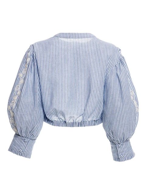 Agua By Agua Bendita Isolda Batik blouse - Blue