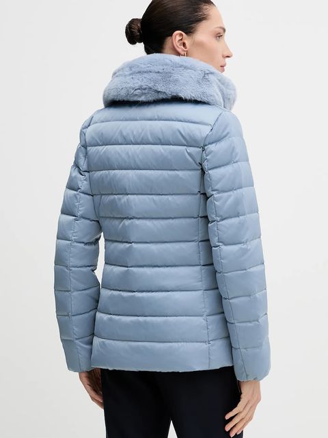 Geox kurtka puchowa BETTANIE kolor niebieski zimowa W5626T T3122