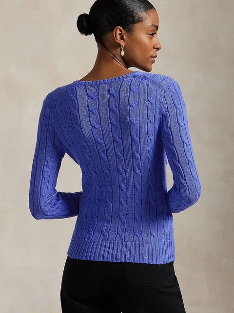 Polo Ralph Lauren sweter bawełniany damski kolor niebieski 211971869 - zdjęcie produktu nr 2