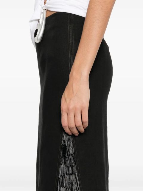 16Arlington Dafne midi skirt - Black