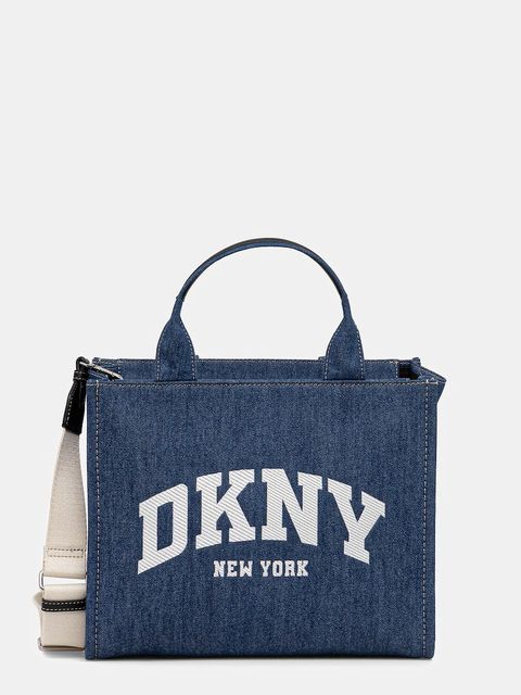 Dkny torebka jeansowa kolor niebieski R52ADR57 - zdjęcie produktu nr 1