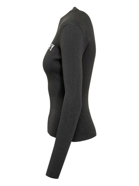 Givenchy ribbed logo-jacquard sweater - Black