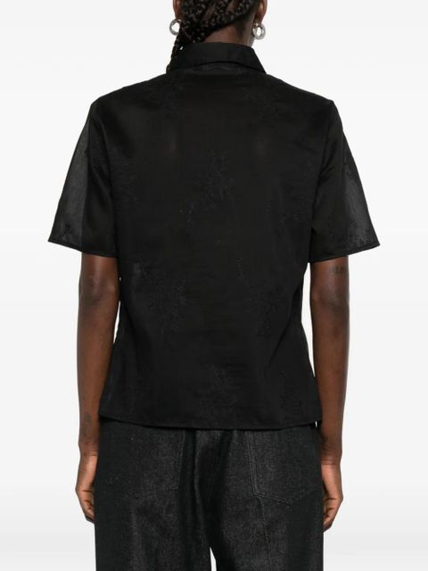 OUR LEGACY X-Ray floral pocket shirt - Black