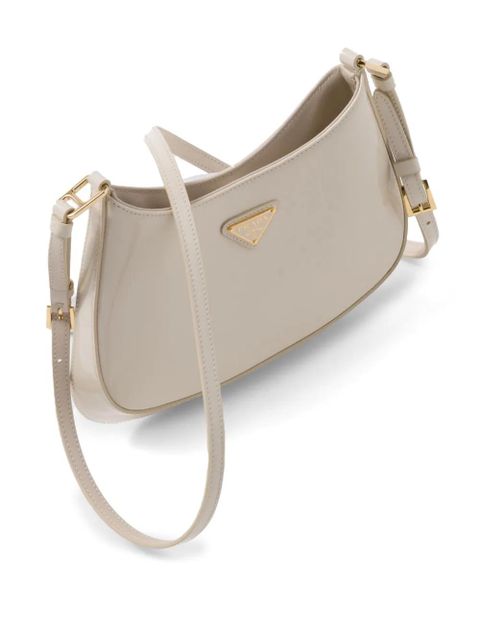 Prada Cleo patent-leather shoulder bag - Neutrals - zdjęcie produktu nr 2