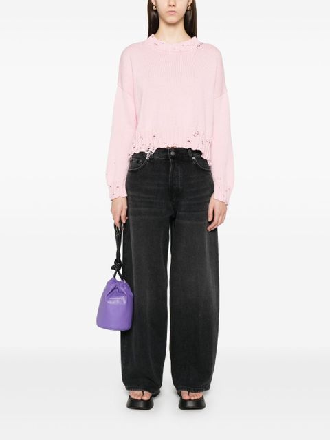 Marni dishevelled cotton sweater - Pink - zdjęcie produktu nr 2