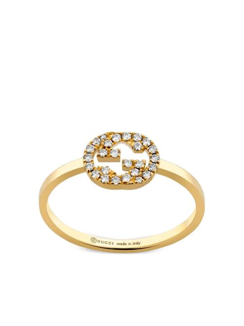 Gucci Interlocking ring - Gold - zdjęcie produktu nr 1