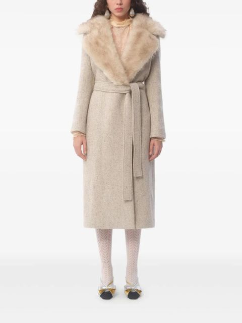 Valentino Garavani virgin-wool coat - Neutrals