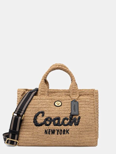 Coach torebka kolor beżowy CAM71