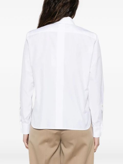 Max Mara Maroso collared cotton shirt - White