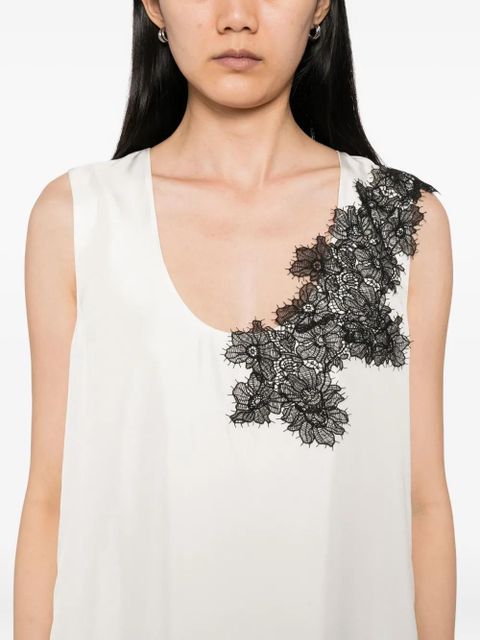 Róhe silk dress - White