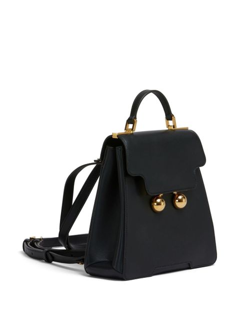 Marni Trunkaroo leather backpack - Black