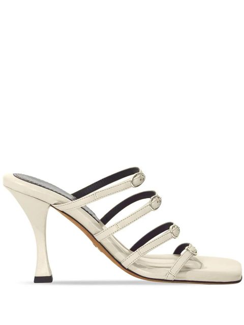 Proenza Schouler Square strappy 90mm sandals - Neutrals - zdjęcie produktu nr 1