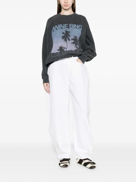 ANINE BING Miles washed grey sweatshirt - zdjęcie produktu nr 2