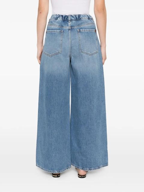 Weekend Max Mara elasticated five-pockets jeans - Blue