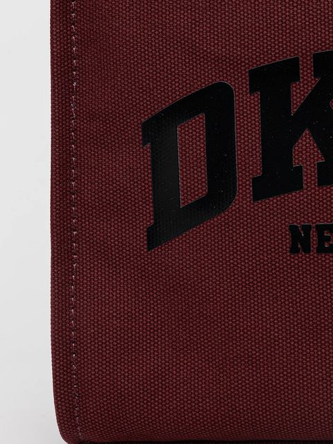Dkny torebka bawełniana kolor bordowy R41AOR57