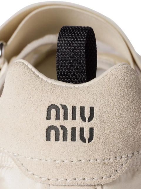 Miu Miu Tyre ballerina shoes - Neutrals