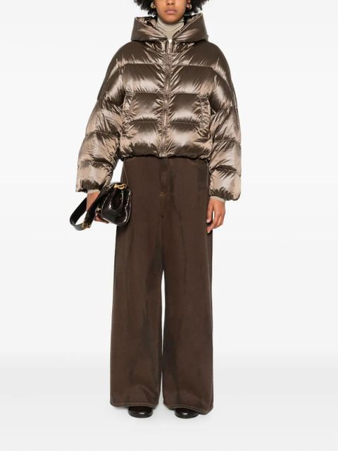 Max Mara Spaceca quilted hooded jacket - Brown - zdjęcie produktu nr 2