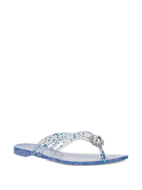 Casadei embellished flip-flops - White - zdjęcie produktu nr 2