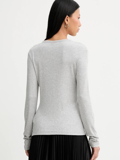 MUNTHE longsleeve GRACE kolor szary 247112324769