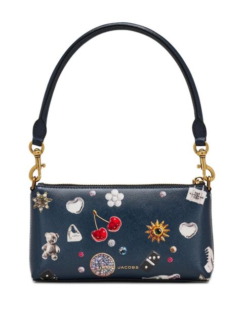 Marc Jacobs mini The Trinket printed shoulder bag - Blue