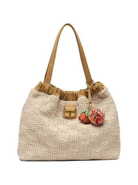 Marc Jacobs The Summer Cristina woven tote bag - Neutrals - zdjęcie produktu nr 1