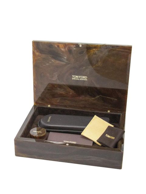 TOM FORD Eyewear oval-frame glasses - Neutrals