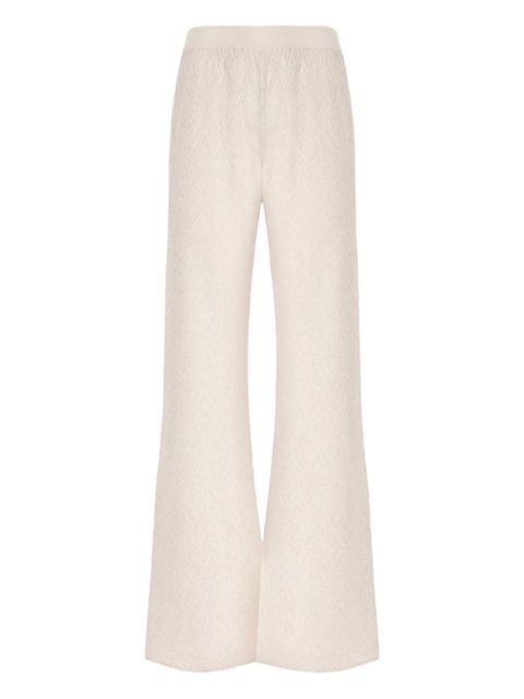 Missoni zigzag pattern flared trousers - Neutrals - zdjęcie produktu nr 1