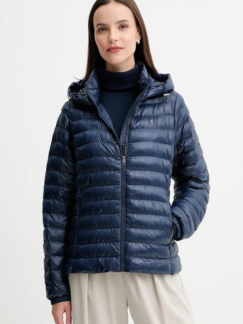 Tommy Hilfiger kurtka kolor granatowy przejściowa WW0WW47351 - zdjęcie produktu nr 1