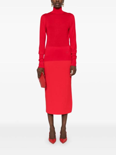 Givenchy open-back wool sweater - Red