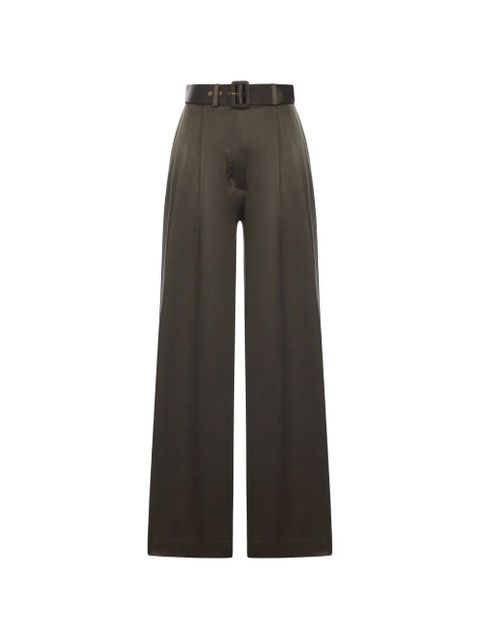 ZIMMERMANN belted trousers - Green - zdjęcie produktu nr 2