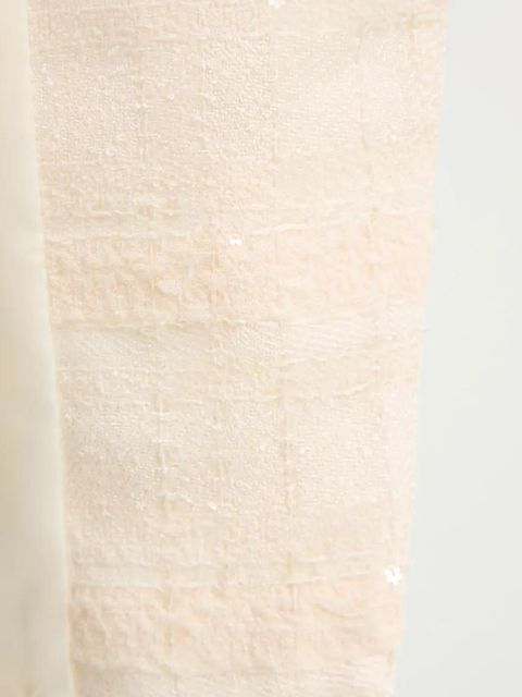 Answear.LAB marynarka kolor beżowy jednorzędowa gładka