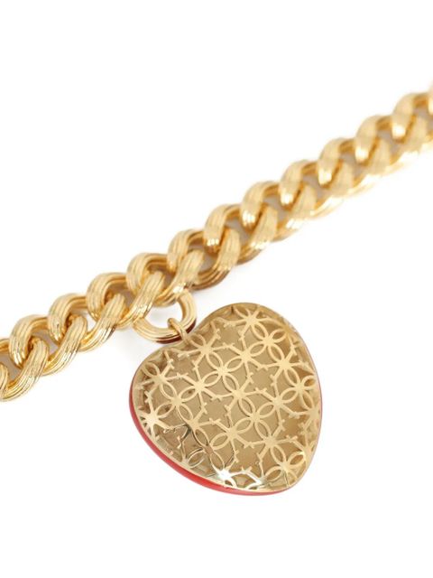 Valentino Garavani curb-chain heart bracelet - Gold
