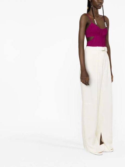 Jil Sander belted wide-leg trousers - Neutrals