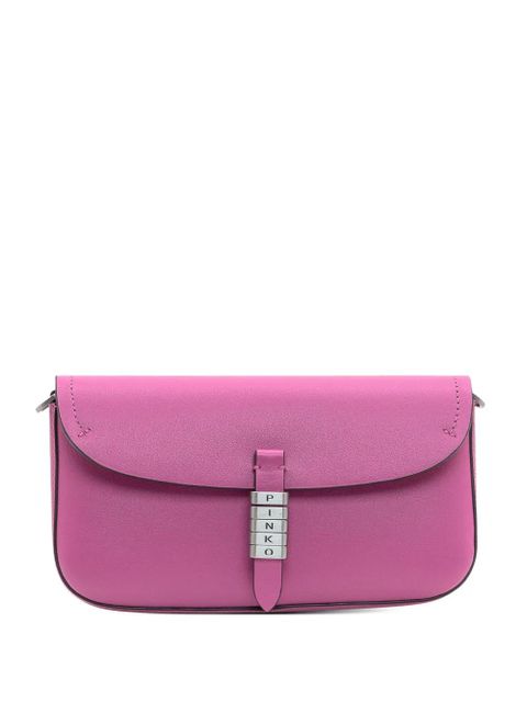 PINKO letter detail saddle flat cross body bag - zdjęcie produktu nr 1