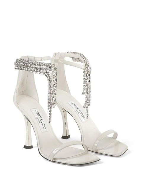 Jimmy Choo 100mm Verity sandals - White