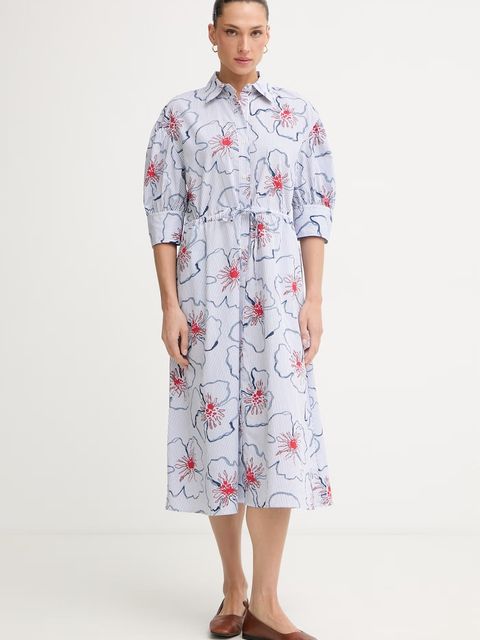 Tommy Hilfiger sukienka koszulowa bawełniana SUMMER - zdjęcie produktu nr 1