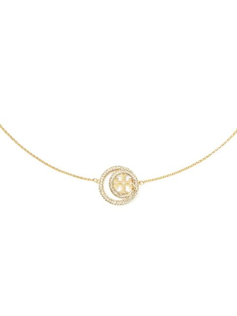 Tory Burch Miller Double Ring pendant necklace - Gold - zdjęcie produktu nr 2