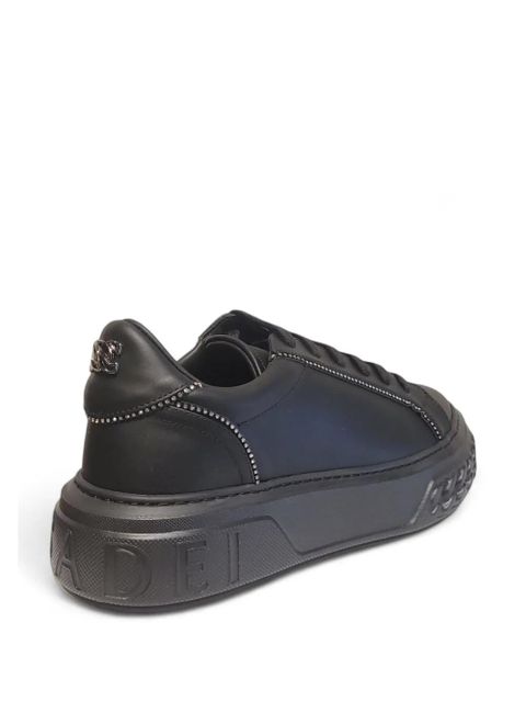 Casadei Off Road chain-embossed sneakers - 9000 BLACK - zdjęcie produktu nr 2