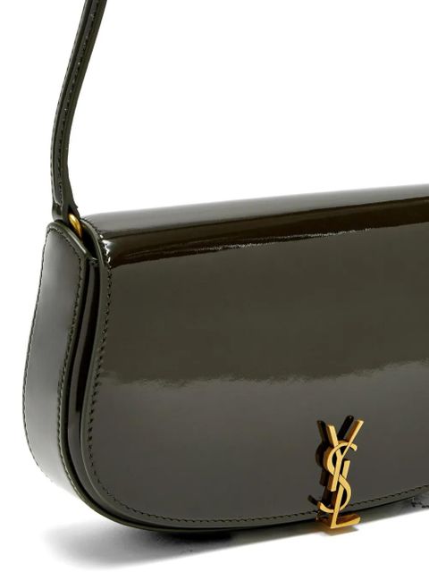 Saint Laurent Voltaire logo-plaque mini bag - Black