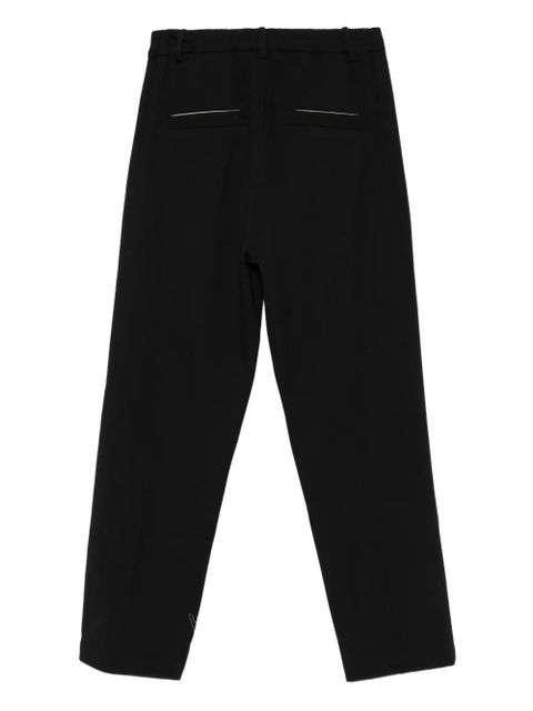 Alysi pressed-crease trousers - Black